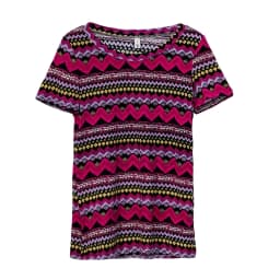 Soft Elastic Viscose Summer Women T-Shirt Polka Dot Print Short Sleeve O-Neck Boho Tees Top M30167