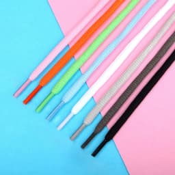 Men's and Women's Sports Shoelaces Color Semicircular Shoelace Suitable for All Shoes Round Laces AF1 Wear-resistant Non-slip