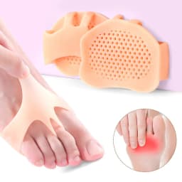 Silicone Honeycomb Forefoot Insoles for Women High Heels Shoes Pad Gel Half Insoles Forefoot Insert Pain Relief Massage Socks