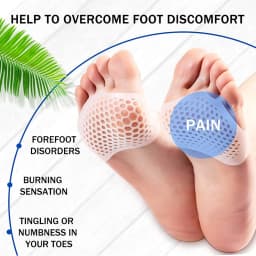 Silicone Honeycomb Forefoot Insoles for Women High Heels Shoes Pad Gel Half Insoles Forefoot Insert Pain Relief Massage Socks