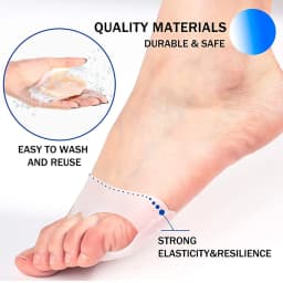 Silicone Honeycomb Forefoot Insoles for Women High Heels Shoes Pad Gel Half Insoles Forefoot Insert Pain Relief Massage Socks