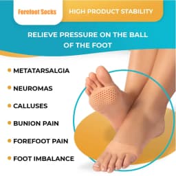Silicone Honeycomb Forefoot Insoles for Women High Heels Shoes Pad Gel Half Insoles Forefoot Insert Pain Relief Massage Socks