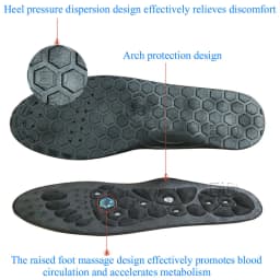 EiD Magnetic massage Insoles Shock Absorption Cushion Foot AcupressureTherapy Slimming Insoles for shoes Weight Loss Woman Men