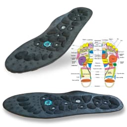 EiD Magnetic massage Insoles Shock Absorption Cushion Foot AcupressureTherapy Slimming Insoles for shoes Weight Loss Woman Men