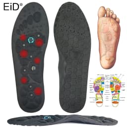 EiD Magnetic massage Insoles Shock Absorption Cushion Foot AcupressureTherapy Slimming Insoles for shoes Weight Loss Woman Men