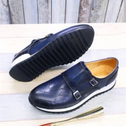 Classic Men's Leather Shoes Double-breasted Round Toe Comfortable Handmade Shoes Fashion Leather Shoes Wedding Men Casual Shoes