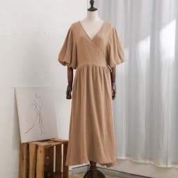 Causal 100% Cotton Women's Dress Vintage Crepe Gauze V-Neck Puff Sleeve Bandage Lace Up Elegant White Dresses Long Maxi Robe