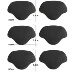 6Pcs Heel Wear Repair Allowance Self-adhesive Patches Shoe Heel Anti-wear Stickers Foot Care Pad Inserts Sneakers Heel Protector