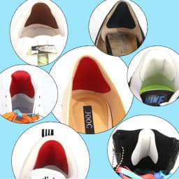 6Pcs Heel Wear Repair Allowance Self-adhesive Patches Shoe Heel Anti-wear Stickers Foot Care Pad Inserts Sneakers Heel Protector