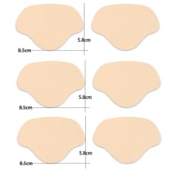 6Pcs Heel Wear Repair Allowance Self-adhesive Patches Shoe Heel Anti-wear Stickers Foot Care Pad Inserts Sneakers Heel Protector
