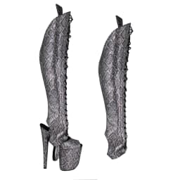 IDEAL MA New Custom Pole Dance Boot Shaft Sleeves With Knee Sponge, Fit For High Heel Sandals & Ankle Short Boots