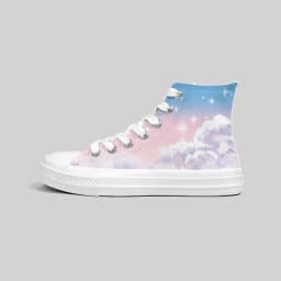 Amy and Michael Trendy Designers Sneakers for Women Lovely Girls Students Starry Sky Hand Painted Canvas Shoes Tennis Female