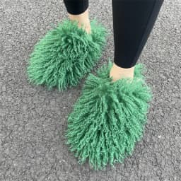 Women Summer Luxury Fluffy Faux Fur Slides Amazing Fur Sandals
