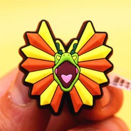 Original 1pcs Dilophosaurus PVC Shoe Charms Accessories Decorations Jurassic Dinosaurs Bus Designer Shoe Clips Buckle Kids Gifts