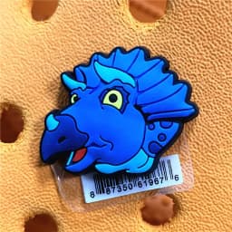 Original 1pcs Dilophosaurus PVC Shoe Charms Accessories Decorations Jurassic Dinosaurs Bus Designer Shoe Clips Buckle Kids Gifts