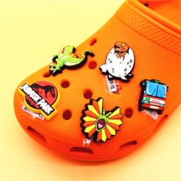 Original 1pcs Dilophosaurus PVC Shoe Charms Accessories Decorations Jurassic Dinosaurs Bus Designer Shoe Clips Buckle Kids Gifts
