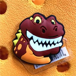 Original 1pcs Dilophosaurus PVC Shoe Charms Accessories Decorations Jurassic Dinosaurs Bus Designer Shoe Clips Buckle Kids Gifts