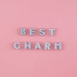 Shoe Charms Glitter Rhinestone Letter Silver Crystal Alphabet DIY Alloy Shoe Decorations Jewelry Slider Bracelet Wristbands