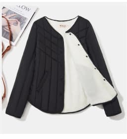 5XL Add Velvet Cotton Coat Women Lightweight Down Cotton Jacket 2024 Autumn And Winter Parkas Female Short Jackets Looes Coats
