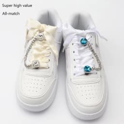 1 Pair Shoe Buckle Clips Shoelace Chain Charms Sneakers Colorful Crystal Gemstone Decoration Ornaments Pendant Trend Accessories