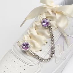 1 Pair Shoe Buckle Clips Shoelace Chain Charms Sneakers Colorful Crystal Gemstone Decoration Ornaments Pendant Trend Accessories