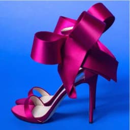 Summer Red Black Green Satin Big Butterfly Knot High Heel Sandals Sexy Women Night Club Bow Tie One Line Ankle Strap Heels Shoes