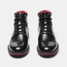 ZFTL Men's boots British style single boots autumn new shiny leather boots Basic boots Men Black Ankle Boots Retro Casual Bots