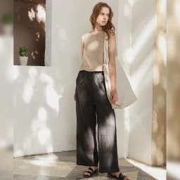 Casual 100% Linen Women's Pants Solid Loose Elastic High Waist Drawstring Trouser Korean Fashion Harajuku Streetwear Sweatpants