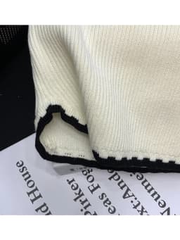 Women Solid U Neck Ribbed Crop Top Women Summer Basic Elastic Exposed Navel Tops Contrast Color Patchwork Mujer Knitted Camisole