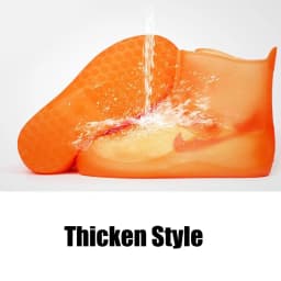 Thicken Shoe Protector Men Waterproof Shoe Covers Blue Overshoes Water Proof Boot Covers Galoshes Women Reusable Rain Shoe Cover