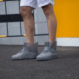 Thicken Shoe Protector Men Waterproof Shoe Covers Blue Overshoes Water Proof Boot Covers Galoshes Women Reusable Rain Shoe Cover