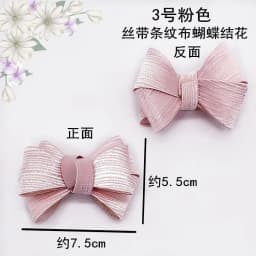 Women's single shoe Rhinestone bow cloth flower shoe surface decoration suede ladle shoes paste shoe repair accessories