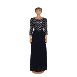 African Women's Customized Color Beads Chiffon Elegant Fashion Jumpsuit + Belt