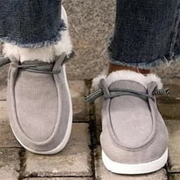 Dude Shoes Women Wendy Comfortable Flat Slip On Mujer Zapatillas Winter Warm Plush Vulcanize Sneaker Fur Mocassin Loafers Female