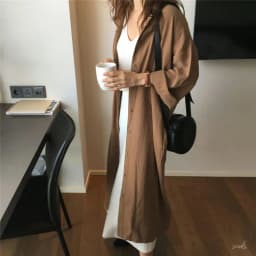 Shirt Dress For Women Harajuku Aesthetic Vintage Clothes Woman Korean Fashion Maxi Robe Casual Dresses Long Brownblack