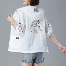 Embroidery Print Hooded Thin Coat Spring Summer Oversize 5xl Loose Jackets Women Casual Sun Protection Outwear Elegant Chaquetas