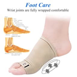 EiD 1Pair Orthopedic insoles bandage Arch Support Orthotic Insole Flat Foot Flatfoot Corrector Pedicure Insoles Cushion Pad Foot