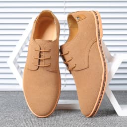 Top Quality Brown Oxford Shoes Men Derby Loafers Big Size 47 48 Casual Men Shoes Business Man Sneaker Yellow Dress Shoes Fashion