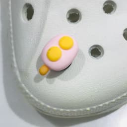 Novel Cake Dessert Ice Cream Bread Poached Egg Shoe Accessories Shoe Charms Resin Kids Shoe Decoration Fit Backpack