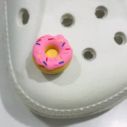 Novel Cake Dessert Ice Cream Bread Poached Egg Shoe Accessories Shoe Charms Resin Kids Shoe Decoration Fit Backpack