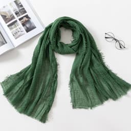 2026 Muslim Fashion Women Crinkle Hijab Scarf Soft Solid Head Scarves Turban Shawls and Wraps Hijab femme musulman kopftuch