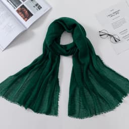 2026 Muslim Fashion Women Crinkle Hijab Scarf Soft Solid Head Scarves Turban Shawls and Wraps Hijab femme musulman kopftuch