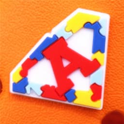 Funny Puzzle Style Shoe Charms Novelty Autism Friendly Garden Shoes Accessories Decoration fit Buckle Kids Gifts