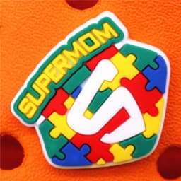 Funny Puzzle Style Shoe Charms Novelty Autism Friendly Garden Shoes Accessories Decoration fit Buckle Kids Gifts