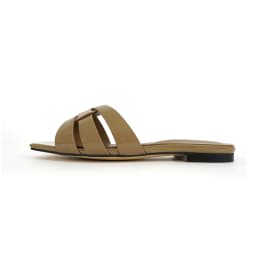 Elegant Party Women's Shoes Luxury Leather Slippers Comfortable Casual Shoes Open Toe Outdoor Beach Shoes Summer Plus Size 35-44
