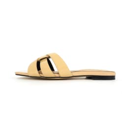 Elegant Party Women's Shoes Luxury Leather Slippers Comfortable Casual Shoes Open Toe Outdoor Beach Shoes Summer Plus Size 35-44