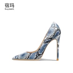 Heels For Women 2024 Luxury Women's Pumps Snake Pattern High Heels Shoes Sexy Wedding Shoes Female Stiletto Shoes Ladies Shoes
