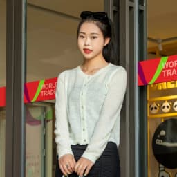 Pink Clothing Cropped Knitted Ladies Sweaters Cardigan Female Women's Coat Spring 2025 Tricot Outerwear Crochet Top Jersey Black