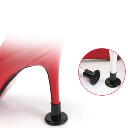 2Pc Non-slip High Heel Protectors Glittery Clear Heel Stoppers Heel Repair Caps Covers for Women Shoes Shoe Accessories