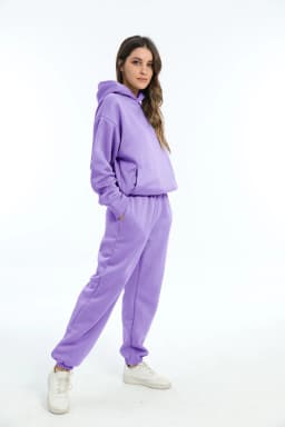 Autumn Women's Tracksuit Two Piece Sets Casual Solid Long Sleeve Hooded Sports Suit Warm Hoodie Sweatshirts Long Pant